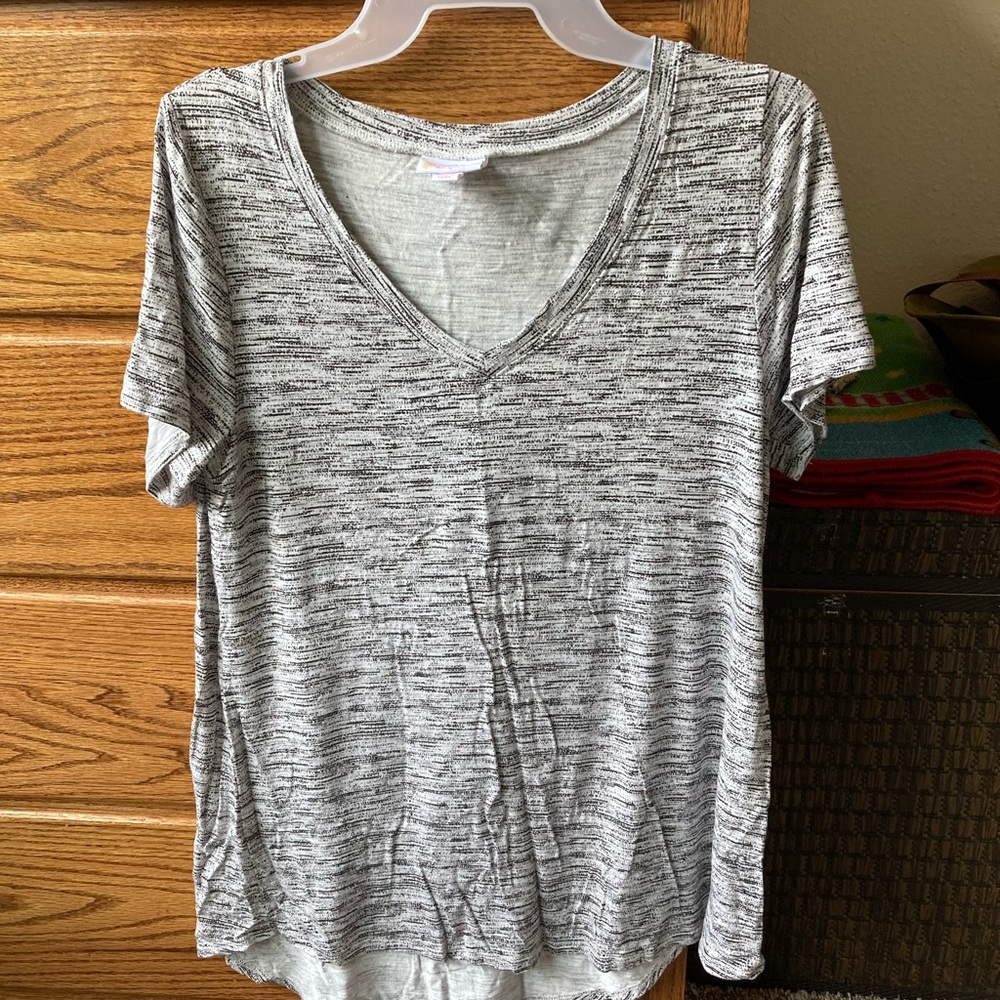 Lularoe Black and White T-Shirt